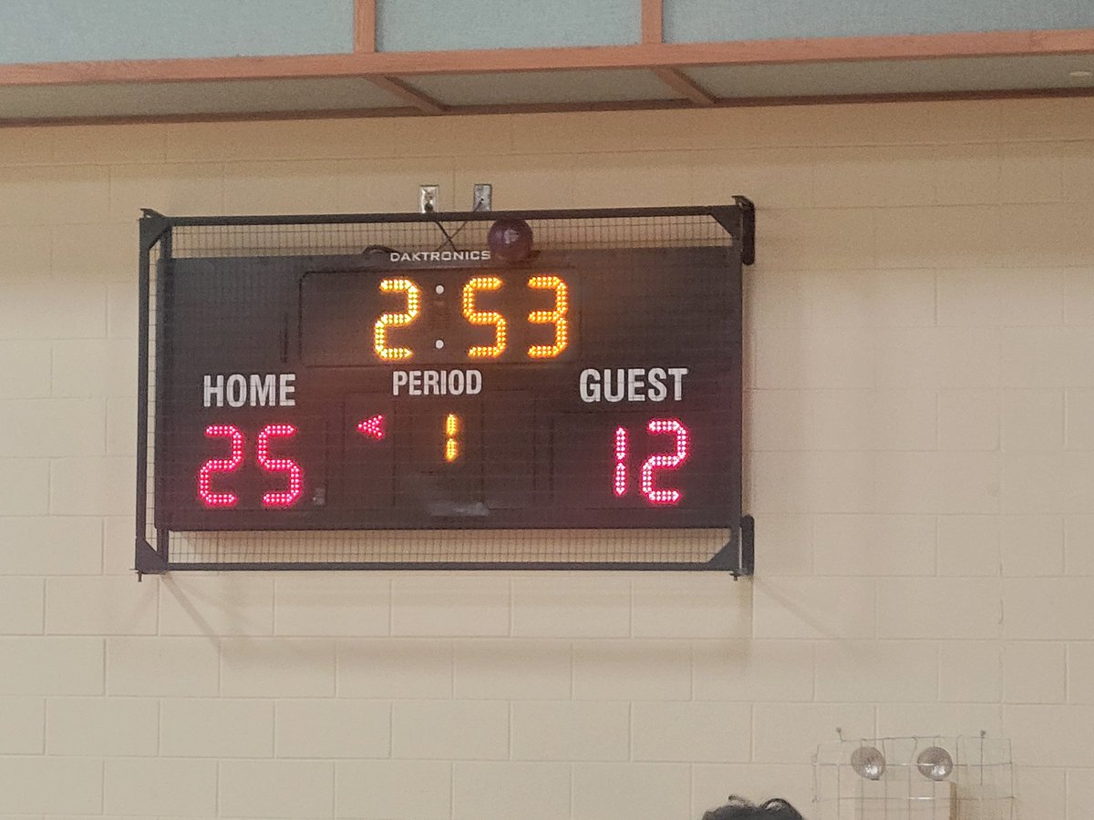 So we decided to watch the weaver boys volleyball team go against Kilbourne and here's how the first set went