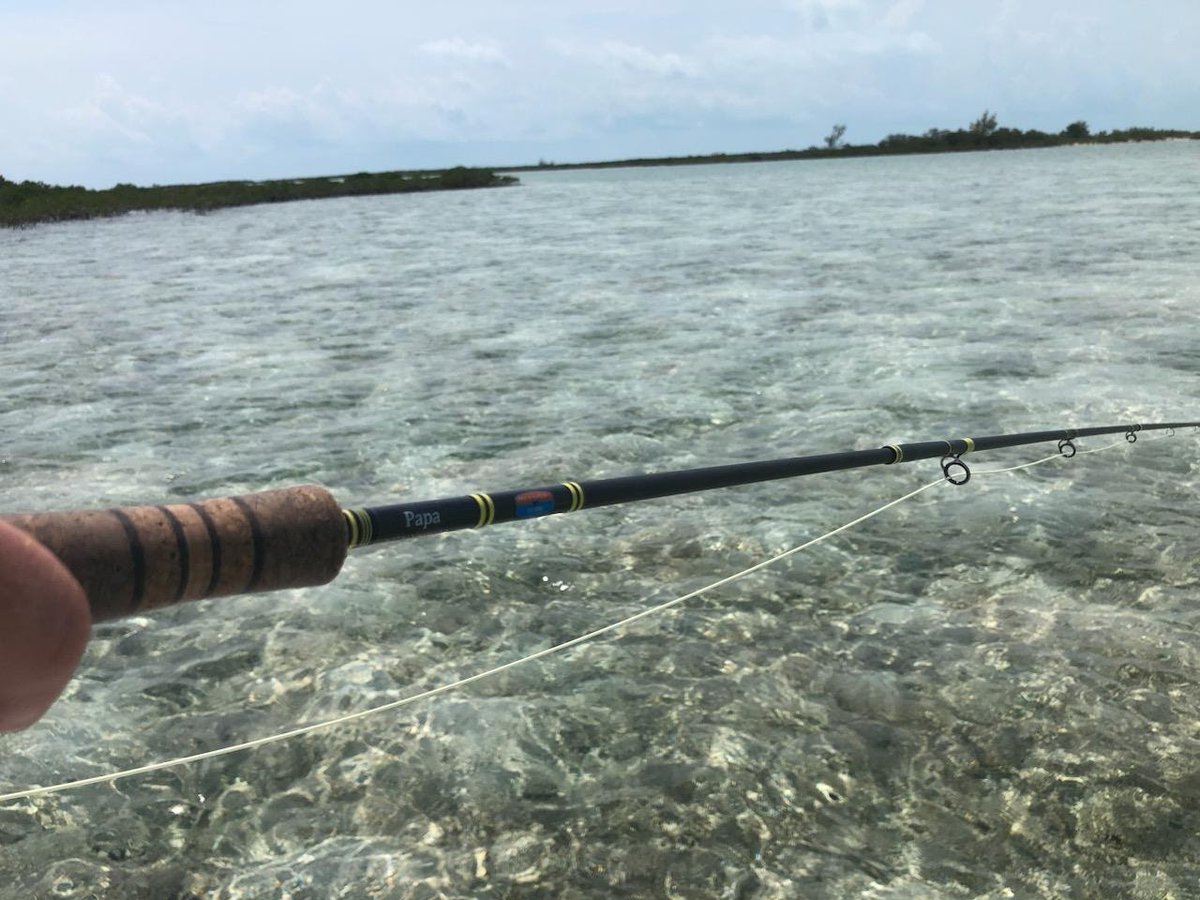 ppierceall's tweet image. One of my Custom P2 Fly Rods made it to the Bahamas for some Bone Fish 9wt. #p2flyrods
