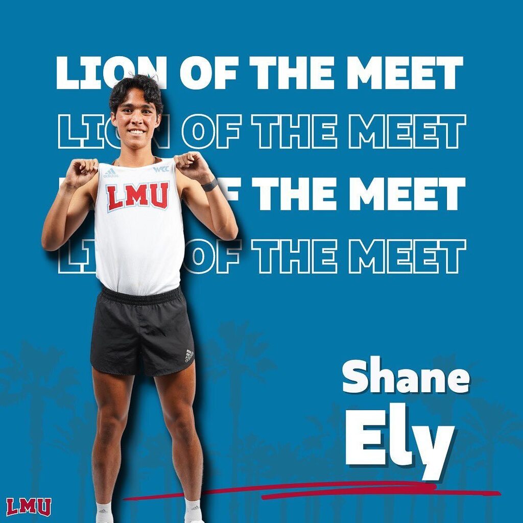 Congratulations to this weeks Lion of the Meet from the Oregon State High Performance Meet, Shane Ely!

“Incredible performance! Shane has been putting in the work and it is paying huge dividends. He improved by nearly 5 seconds from just 2 weeks ago and… instagr.am/p/Cry-6hnPz-k/