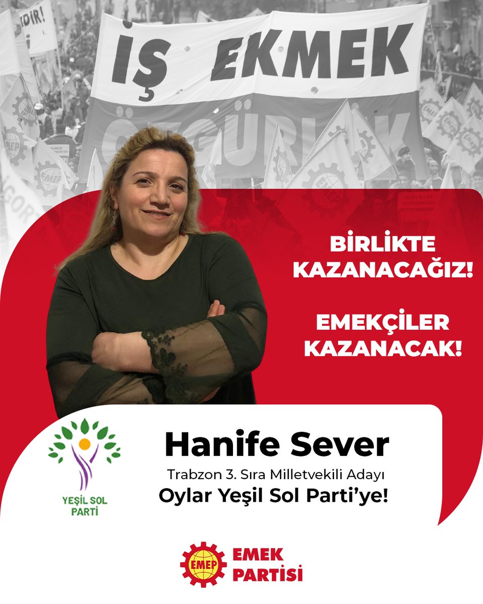 HanifeSever7's tweet photo. Oylar Yeşil sol partiye..✌️✌️✌️ https://t.co/XxxjzhVOZK