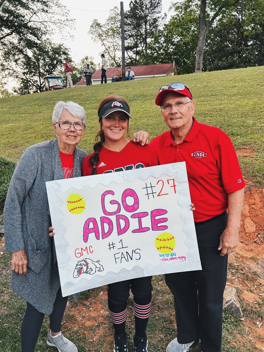 Two BIG WINS for GMC Yesterday/ Addie recorded her 17th WIN/1st in Conference!
Addie had a great day at the plate and in the circle! In the first game and tied at 3 she hit a 3 run HR. GMC won 10-4
 Addie pitched the 2nd game and  hit a 2 run HR. 5K 5H 2RBI 1ER/ GMC won  7-1