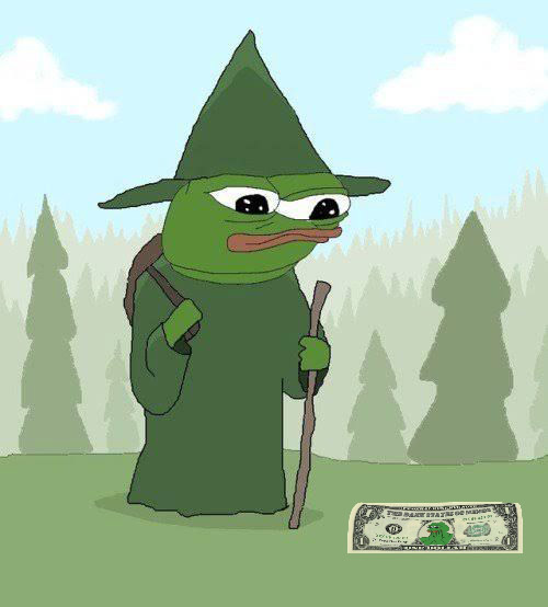 OneDollarPEPE_'s tweet photo. PEPE the frog is on the hunt for a One Dollar Bill! 🐸💸 Who's ready to help this little guy reach his goal? Let's take One Dollar PEPE to new heights! #PEPE #OneDollarPEPE #CryptoFrog #ToTheMoon #ONEPEPE🚀 https://t.co/hpl0qzDeEn