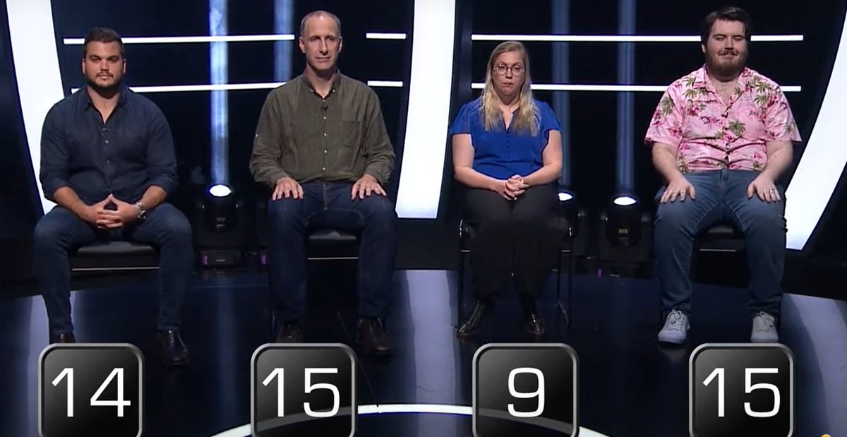 cambeggars's tweet photo. So... that was close! Got lucky with the tie breaker questions from @MarcFennell so back on Friday!
FWIW I now have the unique double of a tiebreaker in appearances on #lettersandnumbers and #Mastermindau https://t.co/iIkcFmzqaq