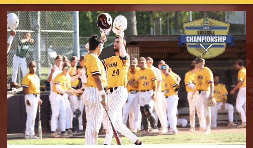 RowanAthletics's tweet photo. Top-Seeded Baseball Opens NJAC Championship Hosting Stockton on Thursday https://t.co/ZiAMyDCFYb https://t.co/bLbXMLqCvP