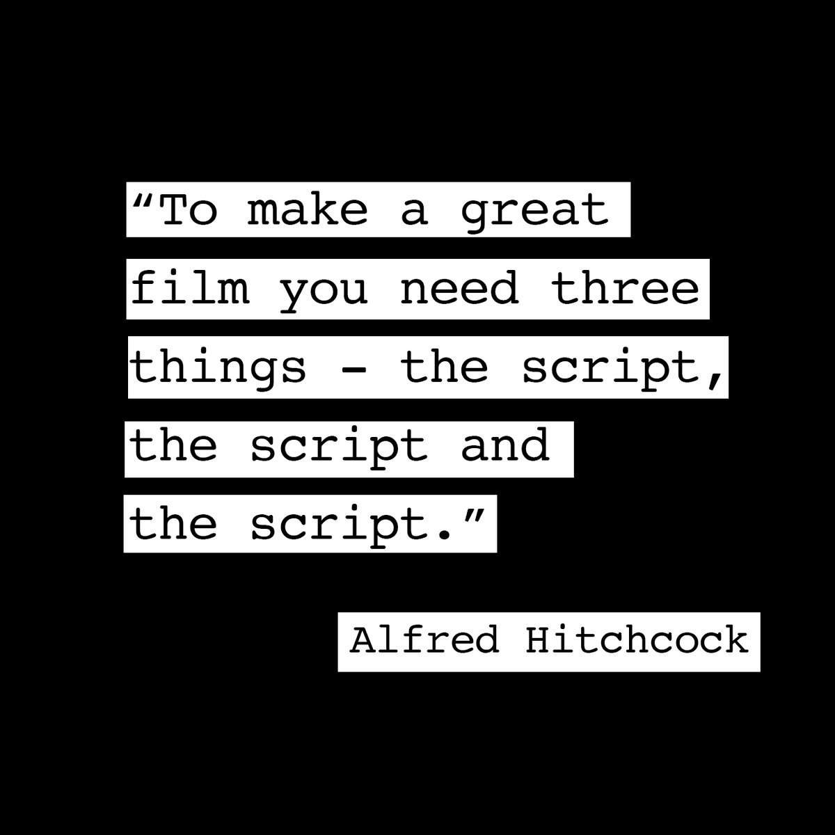 GetLitPoet's tweet photo. In #solidarity with the Writerβs Guild of America πͺπ’ β writers make the world go βround π
#SolidarityWithWriters #WGA #GetLit #WordsIgnite #AlfredHitchcock https://t.co/cxiGGael8o