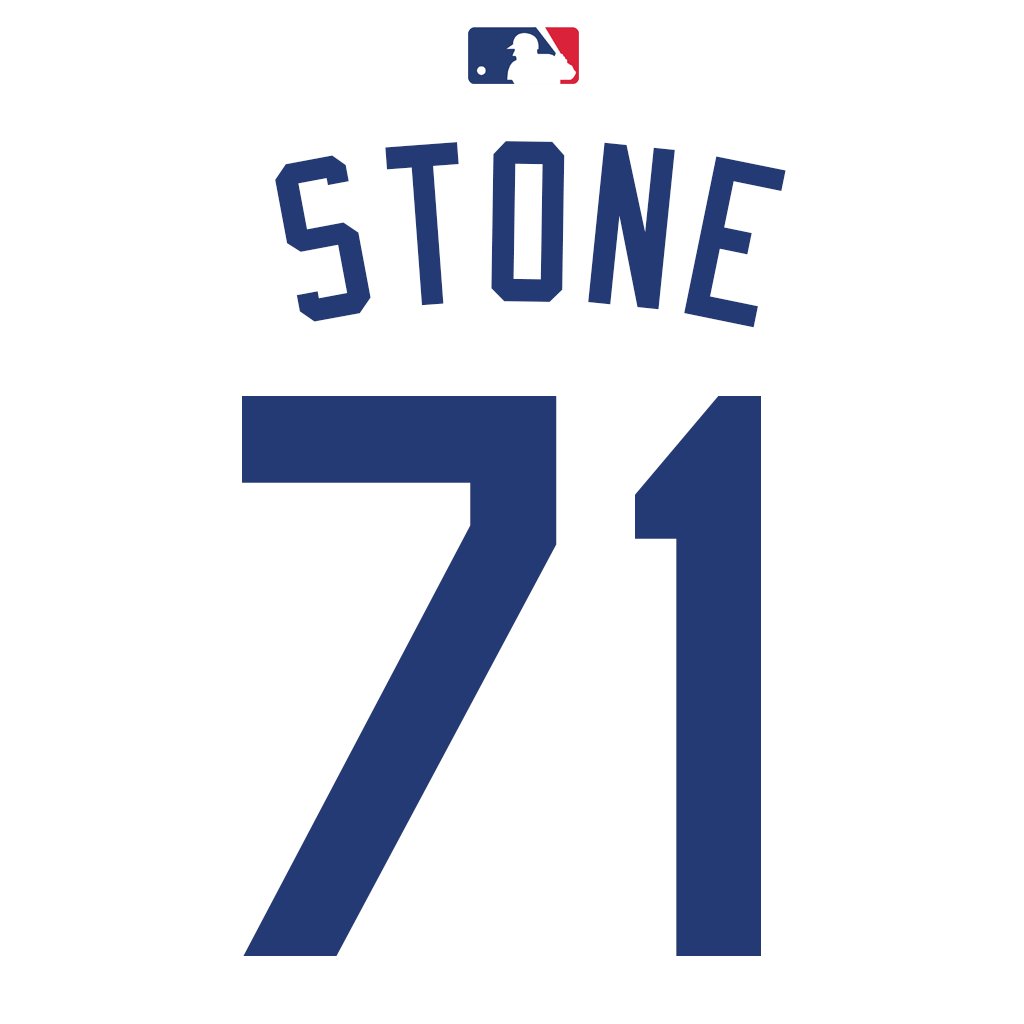 RHP Gavin Stone (@gavinbstone) is wearing number 71. Last worn by INF Miguel Vargas in 2022. #Dodgers