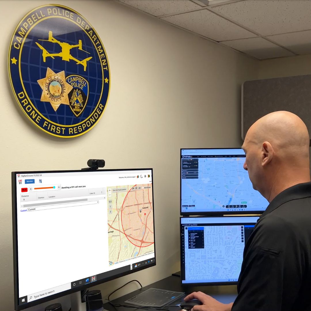 CampbellPolice's tweet photo. Say hello to #Live911! When a 911 call comes into dispatch, Live911 sends real-time info to our Watch Commander & DFR Team, enabling units & drones to quickly deploy & provide critical information on the incident.
Learn more about our newest technology: https://t.co/4tIHgejoXo https://t.co/6jvYXIwNyQ