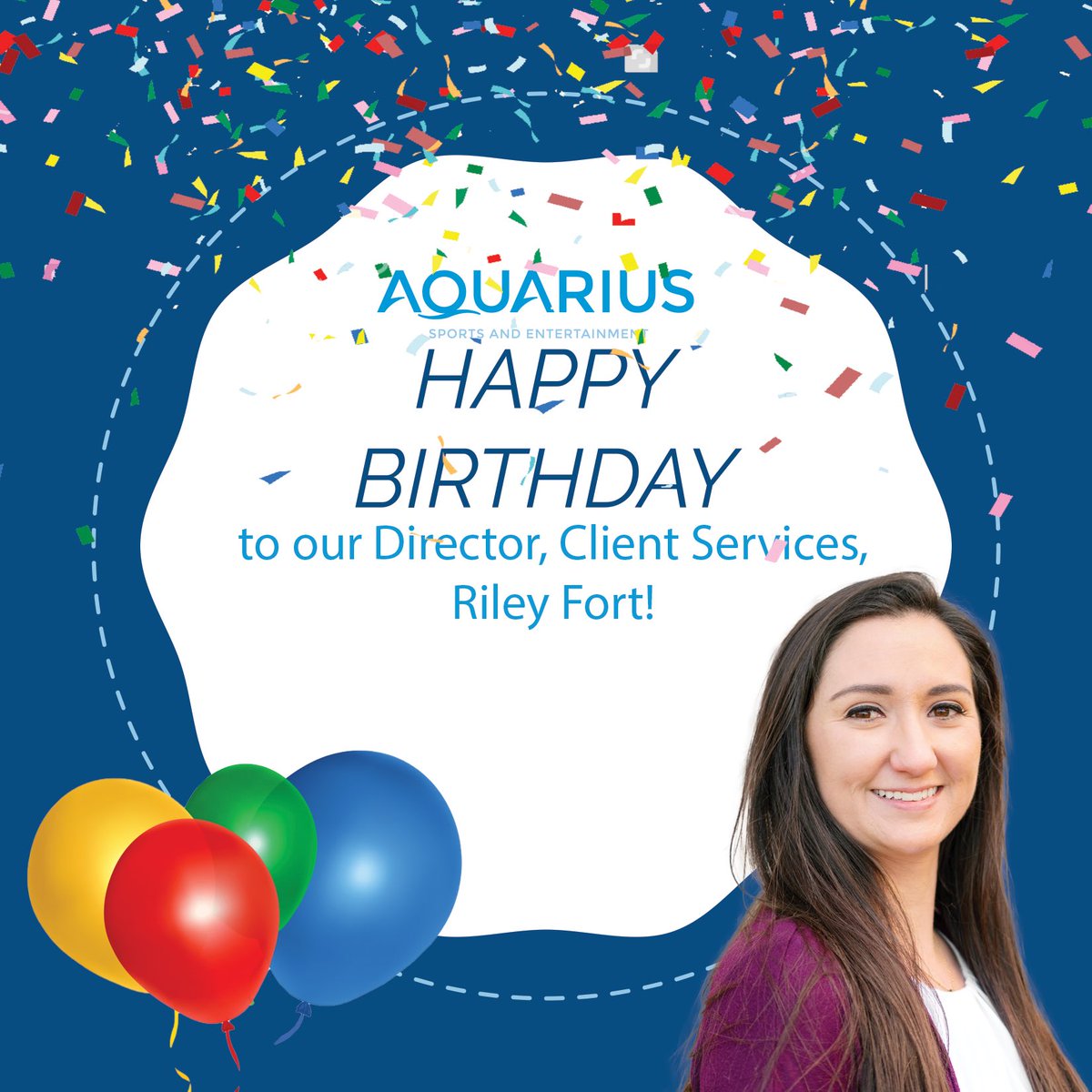 Happiest of birthdays to our Director of Client Services, Riley Fort! We hope you have a great day, Riley!