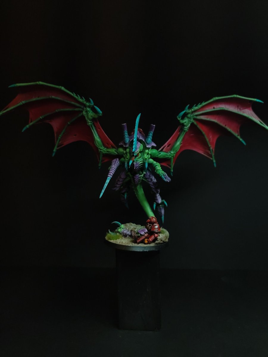 DeathMarchMinis's tweet photo. @warhammer ❤️perfect xeno specim here, hive tyrant for my custom hive fleet lernaean https://t.co/r2GLYP7MIf