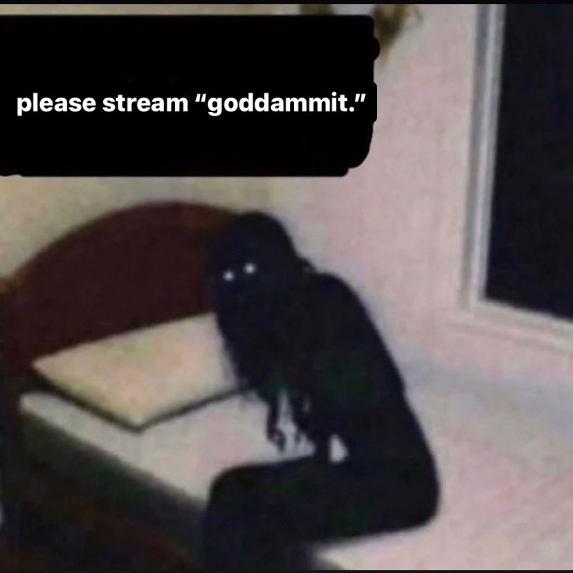 ﾟ+｡plz stream☆ (ಠ_ಠ)人(ಠ_ಠ) ɢᴏᴅ  ᴅᴀᴍᴍɪᴛ ☆｡+ﾟ found.ee/goddammit