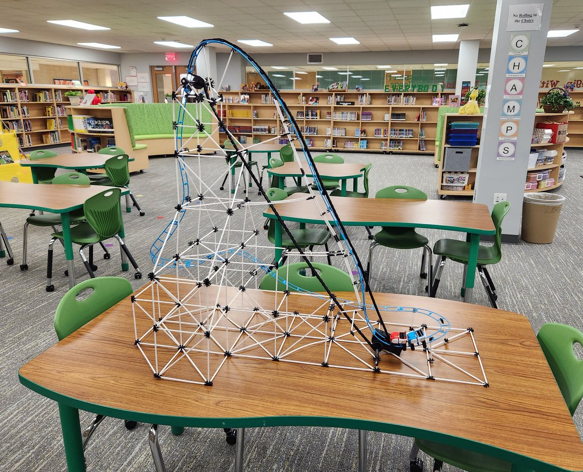Engineer Your Very Own Custom Rollercoaster! @Youens_Gators, the Library Project has been completed. Shout out to our 5th graders and @andreadunia13. #gatorslead #wegotthis #futureengineers @Youens_SciTech @Alief_Libraries @AliefLearns @AliefISD