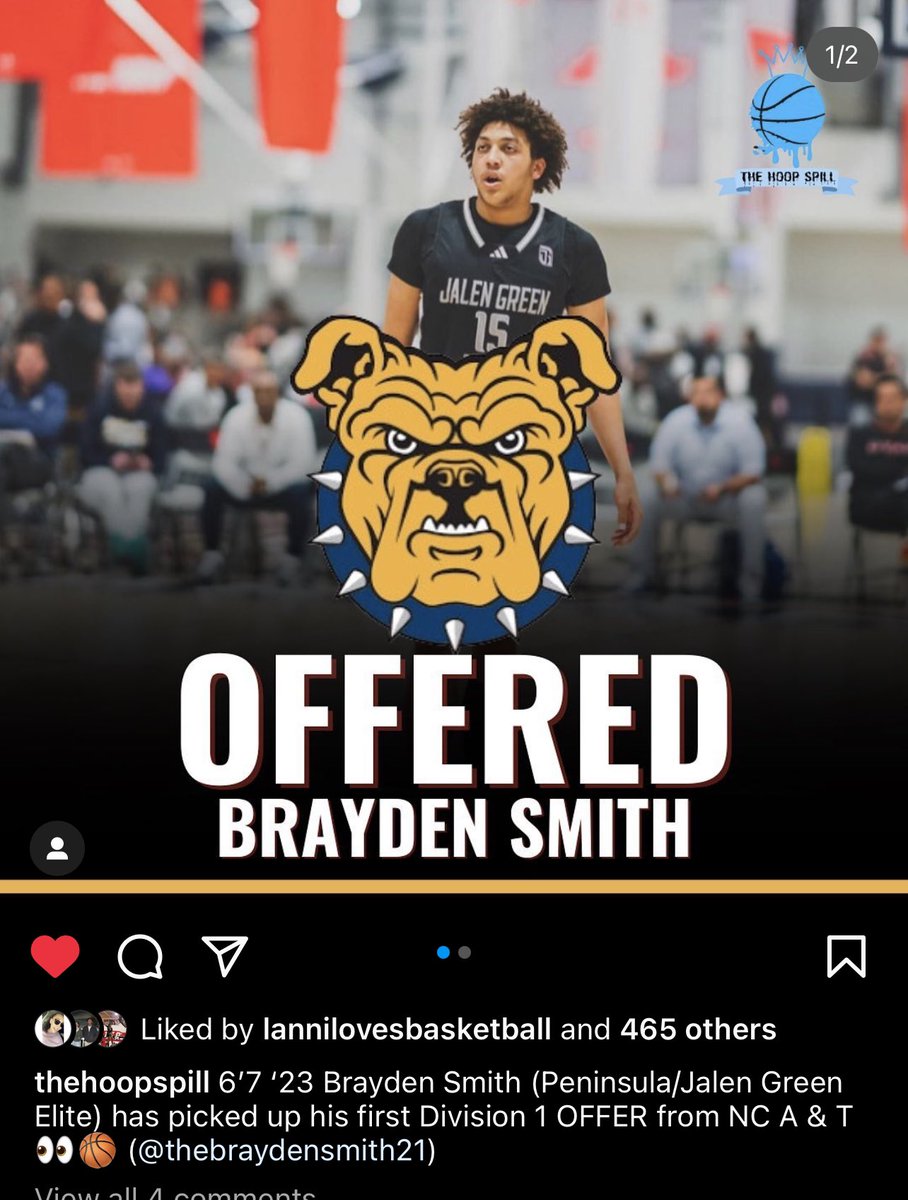 Our Senior Co-captain Brayden Smith has received his first D1 offer to North Carolina A&T. Congratulation @Brayden_Smith21 for all your hard work. Your team is proud of you! @DamianCalhoun @breezepreps @PVPHS_Athletics @latsondheimer @sbs_hoops