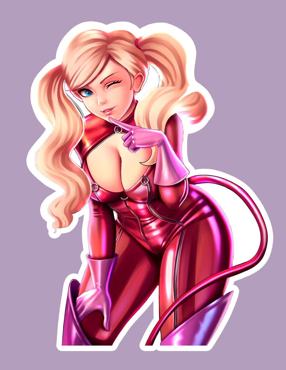 JackaryDraws's tweet image. My wife and I are doomed if we don't have $10k by July, so I'm raising money by selling new products on jackarydraws.com!

Day 7: Ann Takamaki sticker! 🔥 FREE shipping for today only!

For every 100 RTs this gets, I'll post her in a different color of cute underwear 💜💙