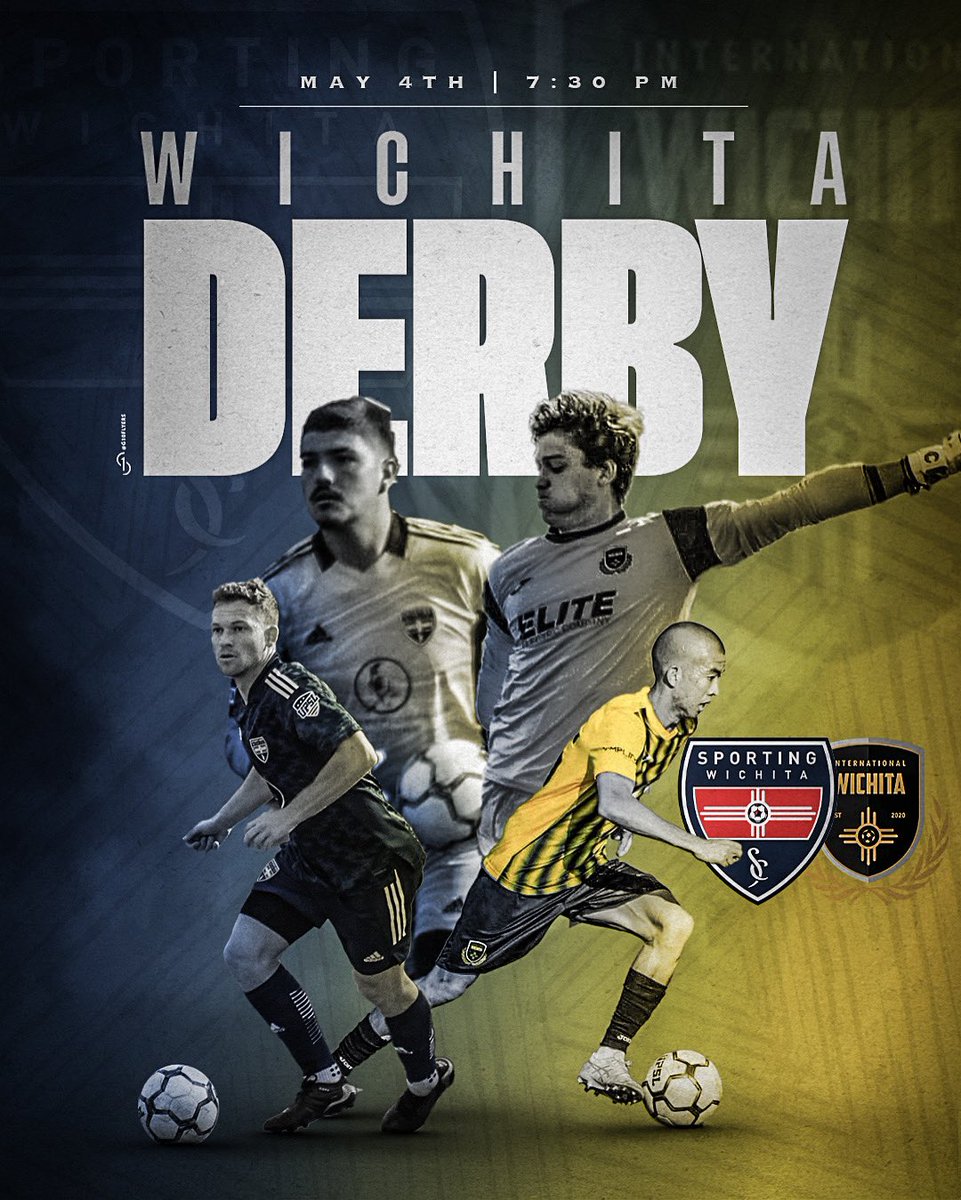 🚨Tomorrow Derby Day🚨

Sporting Wichita ⚔️ Inter Wichita both teams are undefeated going into tomorrows contest!

#wichitasoccer #upsl #rivalry #SW1