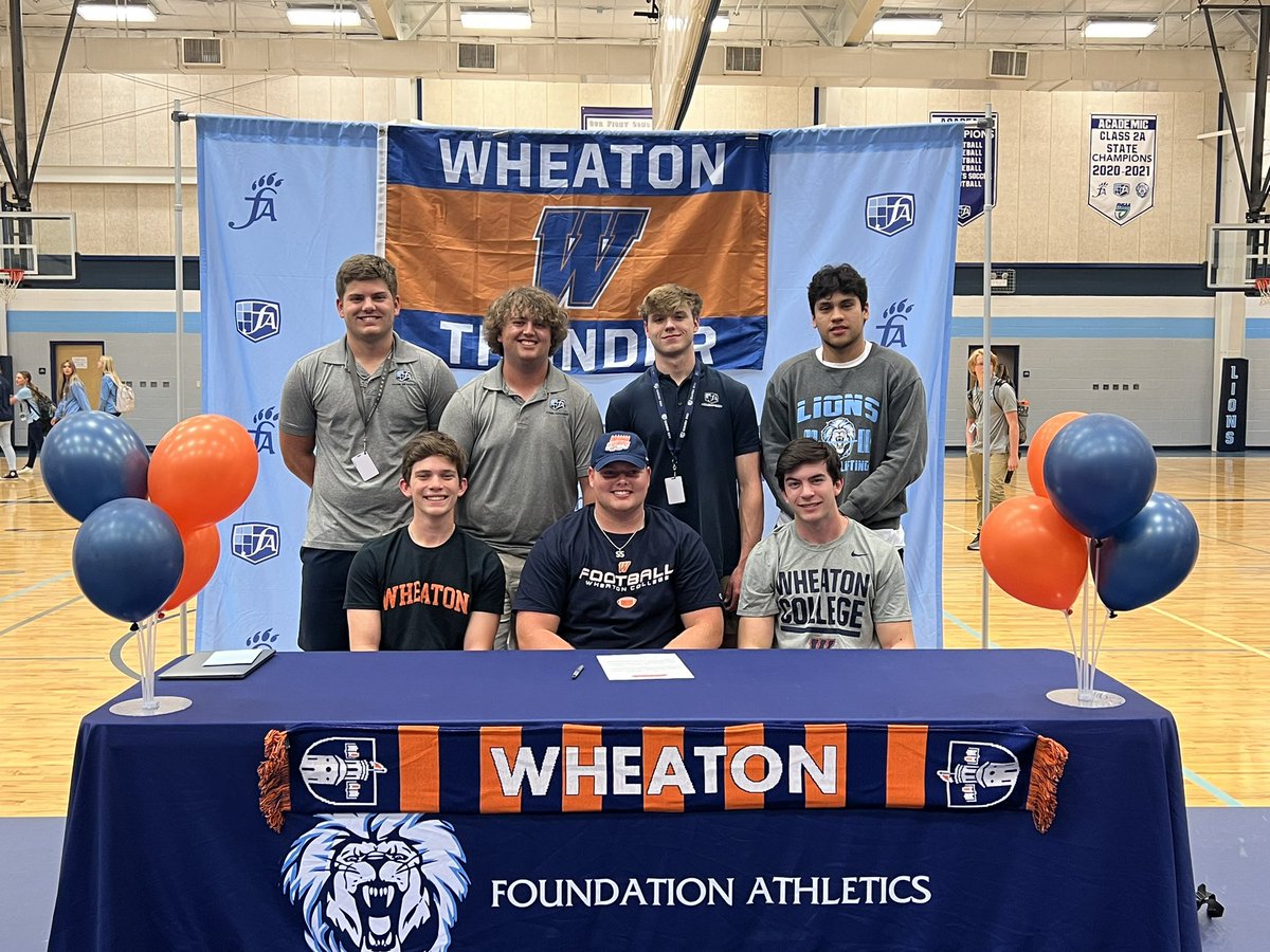 DawsonM2023's tweet photo. Signed, sealed, BLESSED!! 
Thank you @WheatonFB for this opportunity. 🧡💙

@CoachHawley @Coach_JScott @brad_lord @CoachWalker0223 https://t.co/zcucRxA2OU