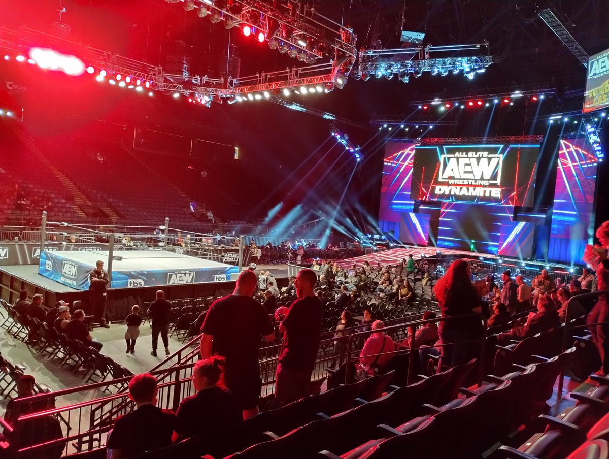 TheDaileyEditor's tweet image. It's been 84 years but the Baltimore Royal Farms CFG Arena finally has real A/C. 

Oh yeah, hyped for wrestling too, woot!!