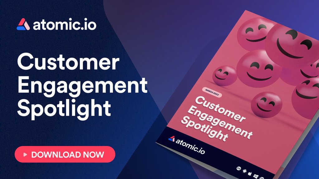 In 2023, how can you get cut through with customers and engage meaningfully? We asked Australia’s brightest Customer leaders just that. Read here: 
bit.ly/40V7hDN

#customerengagement #personalisedmessaging #actionablemessaging #inappnotifications #enterprise #atomic