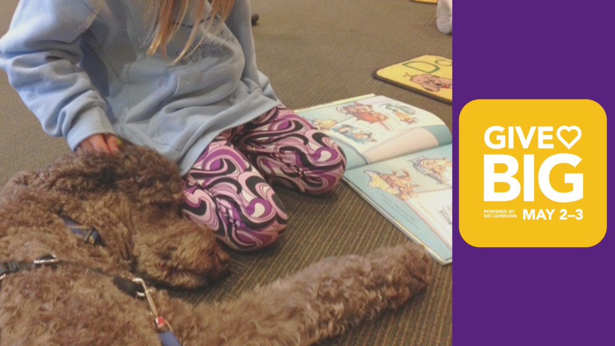 Today is GiveBIG, our most important fundraiser of the year. We would so appreciate your support! We have come so far with reopening &amp; we still have so much to do. We need all the help we can get. bit.ly/3p1CSGq

 #GiveBIG #WAGives #therapydogs #seattledogs