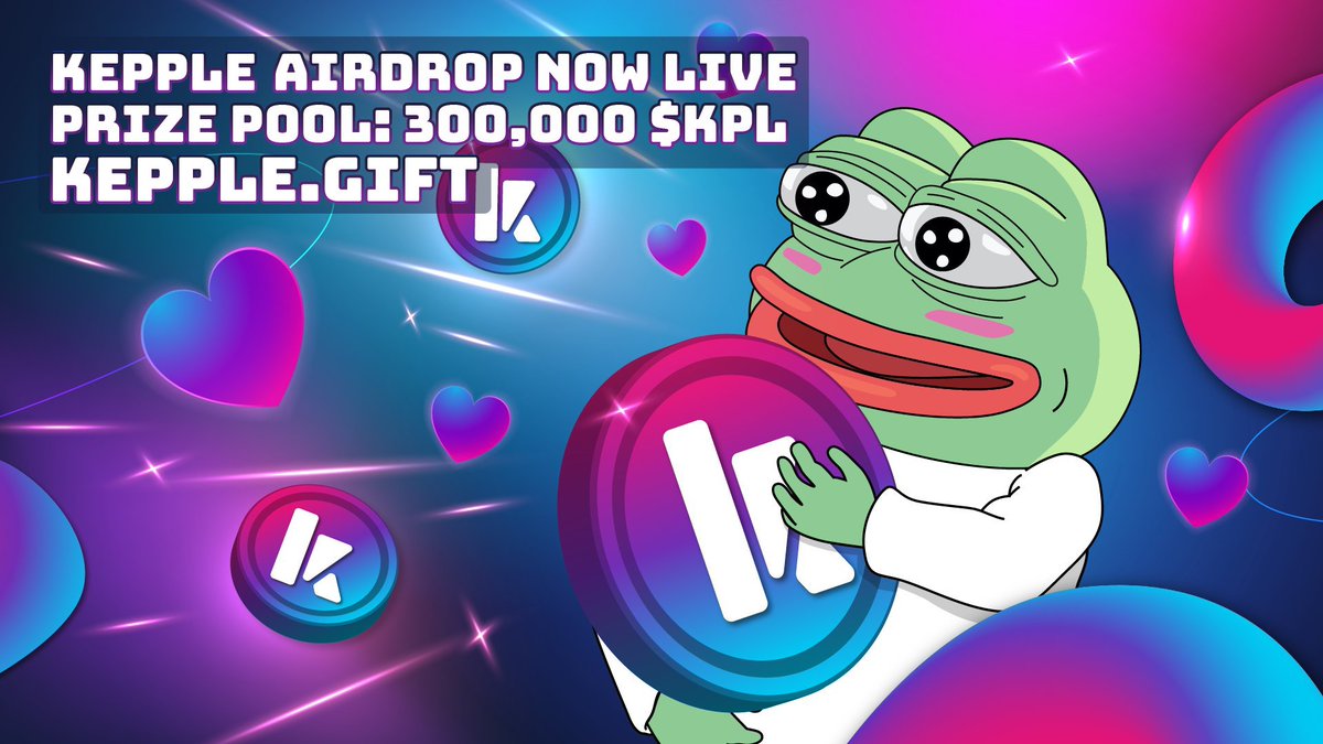 🔴‼ BREAKING!! ‼🔴

$KPL (KEPPLE) JUST WENT LIVE WITH THEIR AIRDROP. CLAIM YOUR FREE $KPL TOKENS NOW!

👉 kepple.gift is their only OFFICIAL site, always verify the URL!

$KPL #Kepple  $QLC $PEPE #Pepe #PepeCoin #WEB3 $BOB $SUI #zkSync #AiDoge #Sui #Floki #memecoins