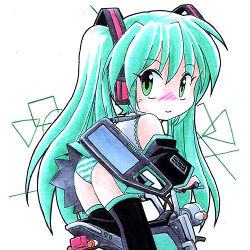 初音ミク 「おはようございます。 5月4日は #みどりの日 なのでミクグリーンで! 」|Norioのイラスト