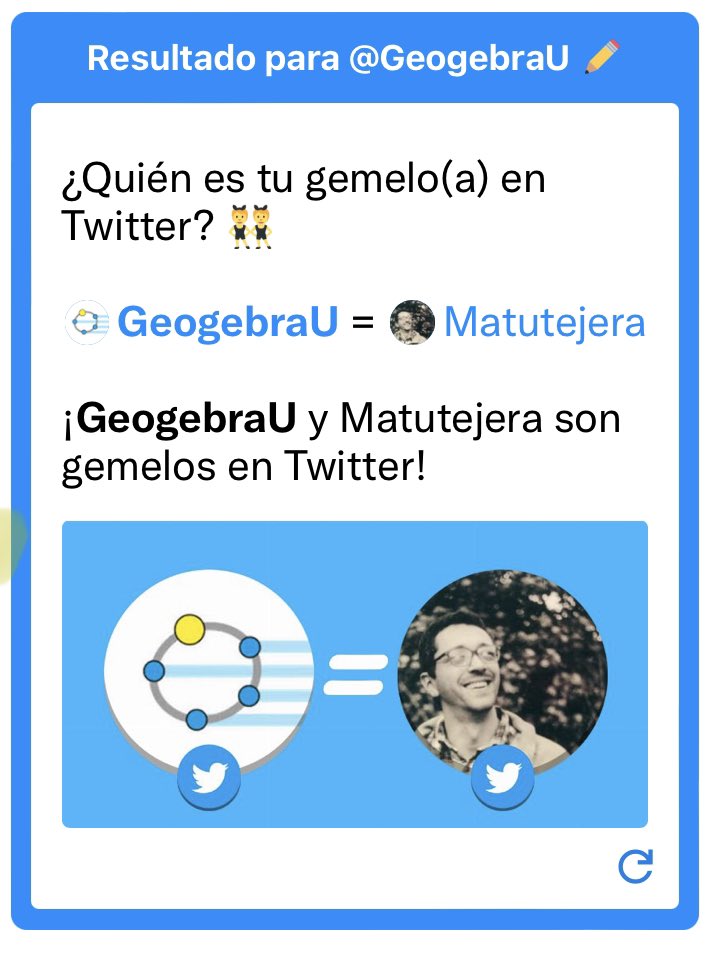 GeogebraU's tweet photo. @CamiloSua_ @geogebra 😔😔 Por transitiva llegamos… https://t.co/tVxZDIbRCP