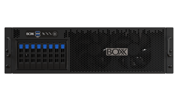 BoxxTech's tweet photo. To accelerate #simulation and real-time #rendering in #filmediting and #broadcast, your studio can't do better than RAXX W3, the big bad beast that got a lot of looks at #NABShow #intelcreate #nvidia davinciresolve #maya #3dsmax #adobe #c4d #vray https://t.co/jrUq8d8I78 https://t.co/B7AJbdiZIk