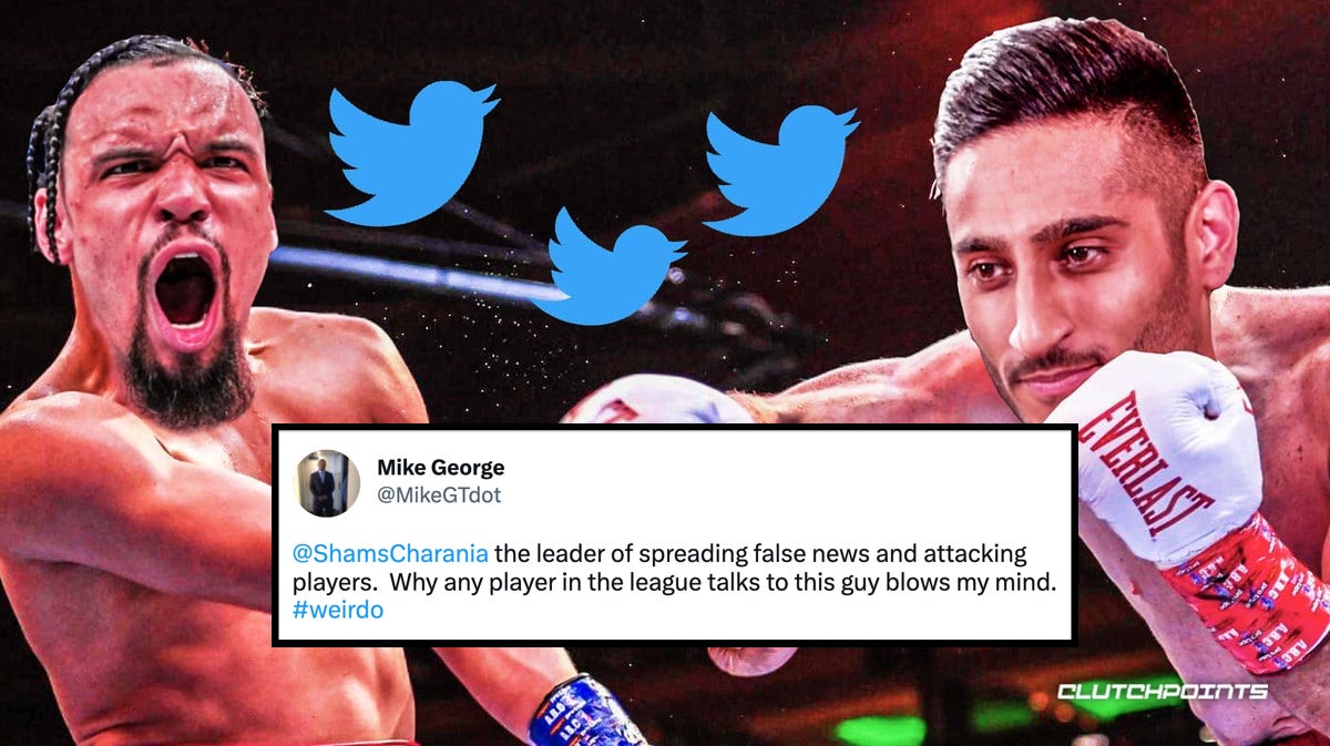 "Shams [is] the leader of spreading false news and attacking players. Why any player in the league talks to this guy blows my mind. #weirdo"

Dillon Brooks' agent, Mike George, called out Shams Charania for his 'under no circumstance' report.