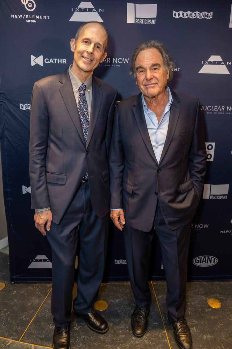 Fascinating discussion with a packed house at the @NavyMemorial on May 1 following the DC screening of NUCLEAR NOW. Director @TheOliverStone and co-writer @GoldsteinJoshua provided insightful commentary on the film and the potential of nuclear energy! #NuclearNowFilm