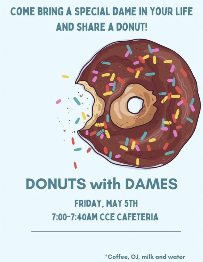 🍩☕️ Donut forget! 
It’s the ladies’ turn THIS Friday morning!