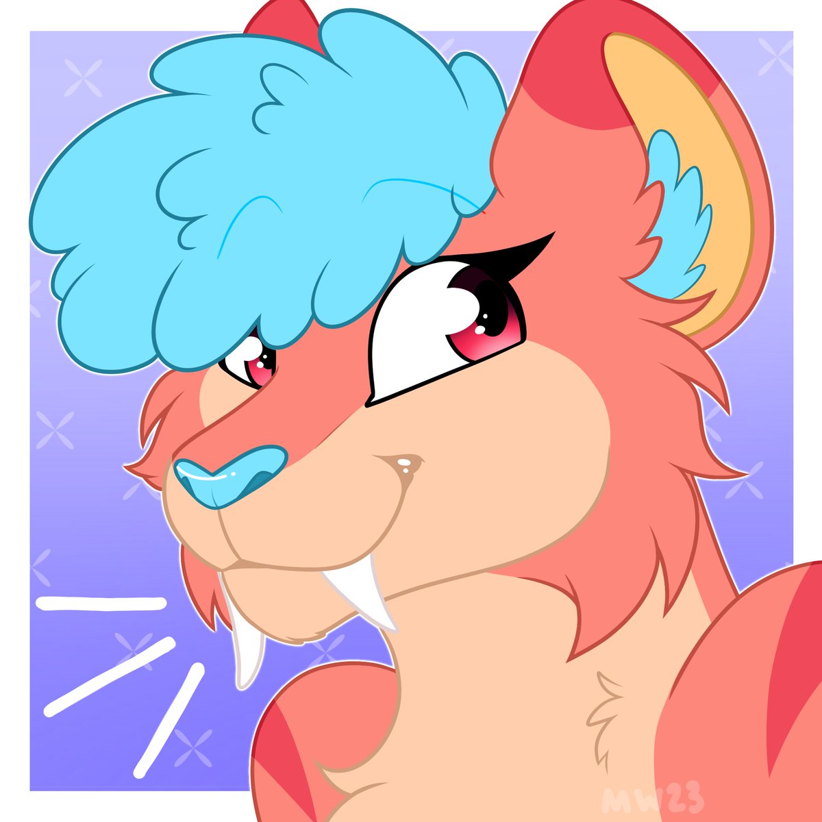 Fanart for @solarsaber_ ! 
#furry #fursona #furryart
