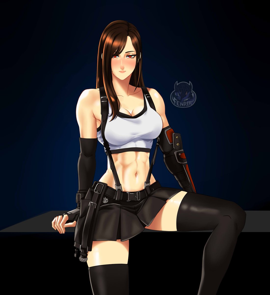 This is my first time drawing a FFVII character, one of my crushes Tifa Lockhart, hope you like this as much as i liked it drawing it  u w u
#FFVII  #tifa_lockhart  #ArtistOnTwitter