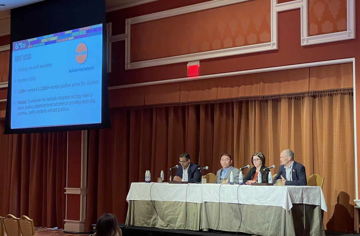 📢 NCODA is committed to improving #pharmacy practice and enhancing #oncology patient care through engagement, collaboration, and education. Today, our team presented on the NCODA MIP #Accreditation at Asembia's AXS23 Summit in Las Vegas. ncoda.org/accreditation/