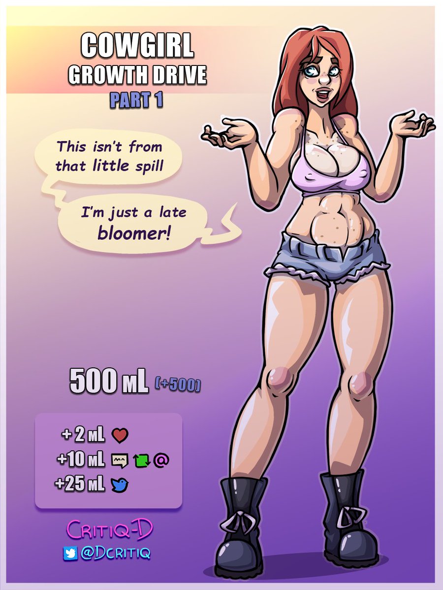 🐄🐄🐄 Cowgirl #GrowDrive

They say that denial is the first stage of boob growth.

Help Dixie grow HUGE!
💖Like!
💬Comment, Retweet, Tag your friends!
🐦Follow!

x.com/DCritiq/status…