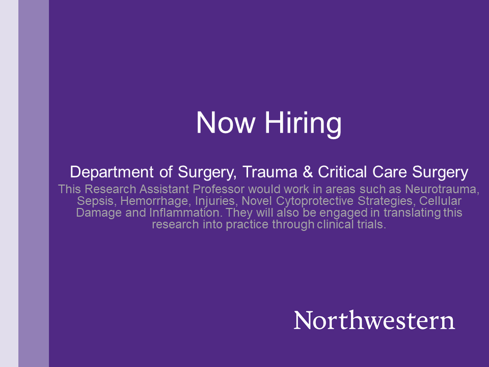 🚨Exciting opportunity to lead a team of researchers. More details about the position and how to apply here: surgery.northwestern.edu/docs/Research-…