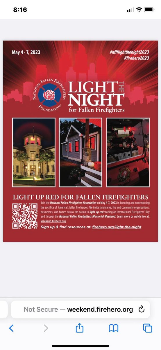 Show your support by lighting up in Red 🚨 for those brave lives that have been taken too soon. #LightTheNight @TeamSWAGOHPA @TheREALkARtel3 @TeamMOHtivate