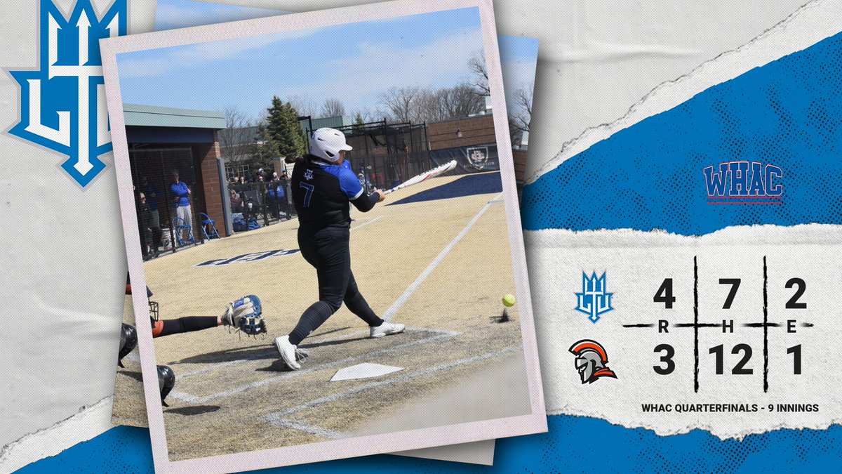 SB | The  No. 8 seeded Blue Devils stun the No. 1 seeded Indiana Tech Warriors in a 9-inning battle ending in LTU's favor 4-3!! Blue Devils will move on to the next round #WeAreLTU @LTUSoftball
