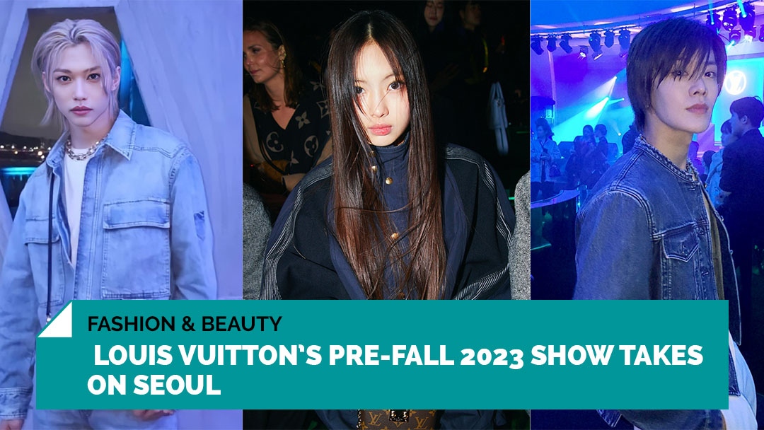 Pictures from Louis Vuitton's Pre-Fall 2023 show at Seoul Fashion Week