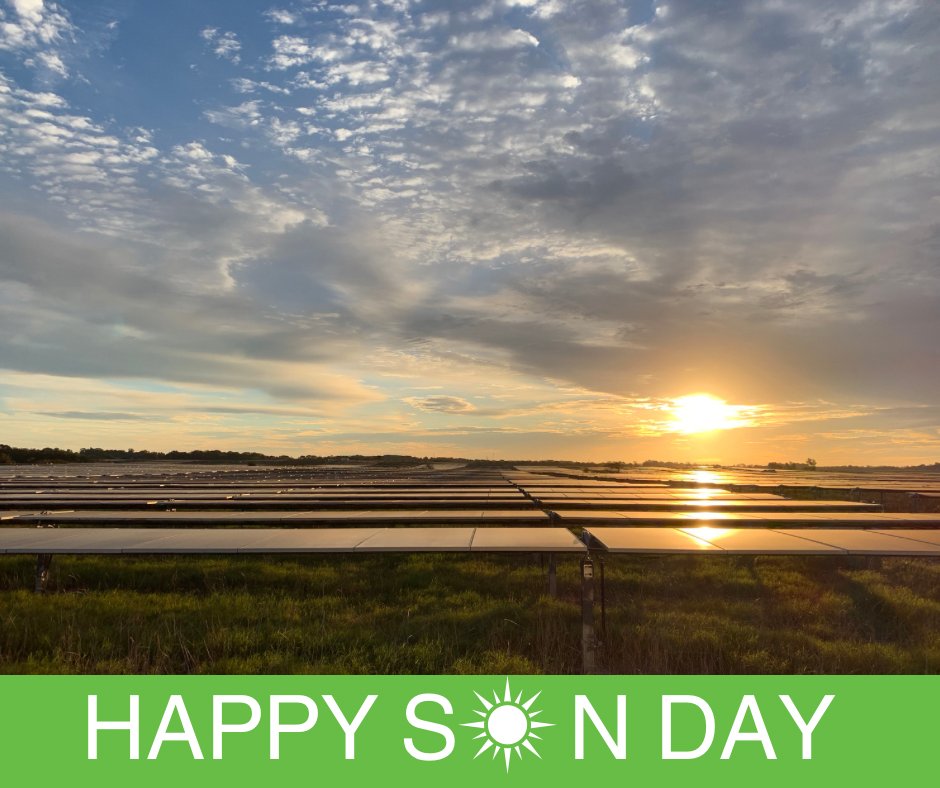 Happy #SunDay! On May 3, 1978, President Carter proclaimed this day to appreciate the sun &amp; encourage emissions-free #SolarEnergy. Our solar centers provide affordable, reliable energy for our customers across America!