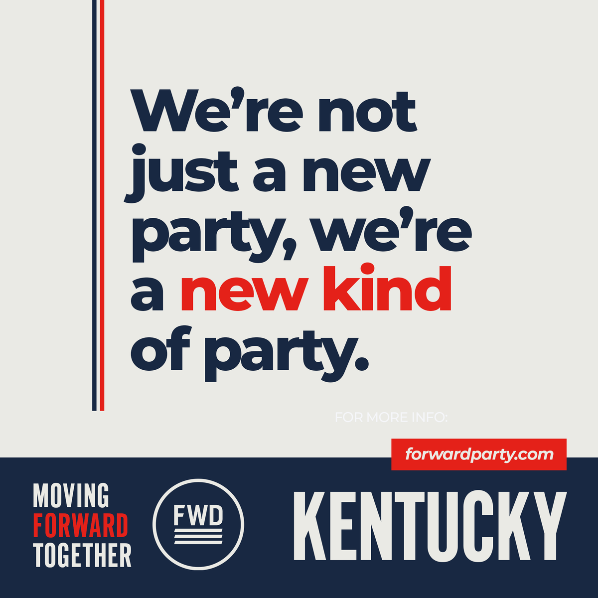 Join our KY Community as we unite to move our country FORWARD! #ForwardParty #ForwardTogether #NotLeftNotRightForward