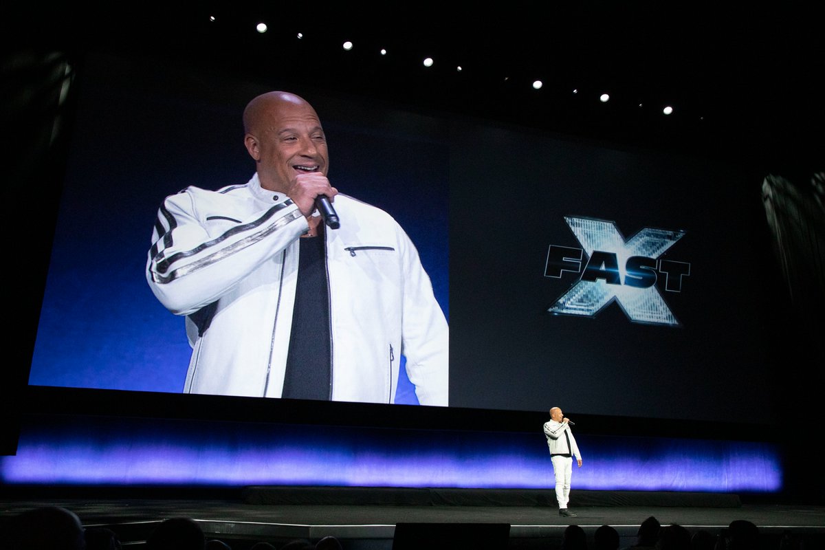 TheFastSaga's tweet photo. Our crew rolls deep. Check out exclusive pics from #CinemaCon2023 and experience #FASTX only in theaters May 19. Get tix: https://t.co/3zrqJt6ctw https://t.co/dnPZgJu0hI