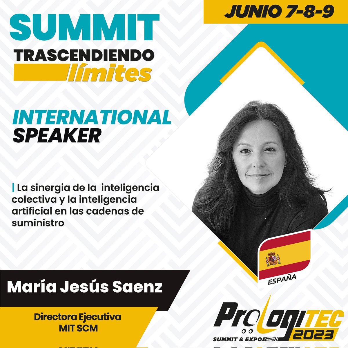 PrologitecEC's tweet photo. La inteligencia artificial y la inteligencia colectiva están transformando las cadenas de suministro; aprende más de gestión digital en la conferencia de la Dra. María Jesús Saénz, Directora Ejecutiva del MIT SCM. 🤖
💻 Inscríbete aquí: https://t.co/XS0ul6XoLm https://t.co/bNmAB2cmB1