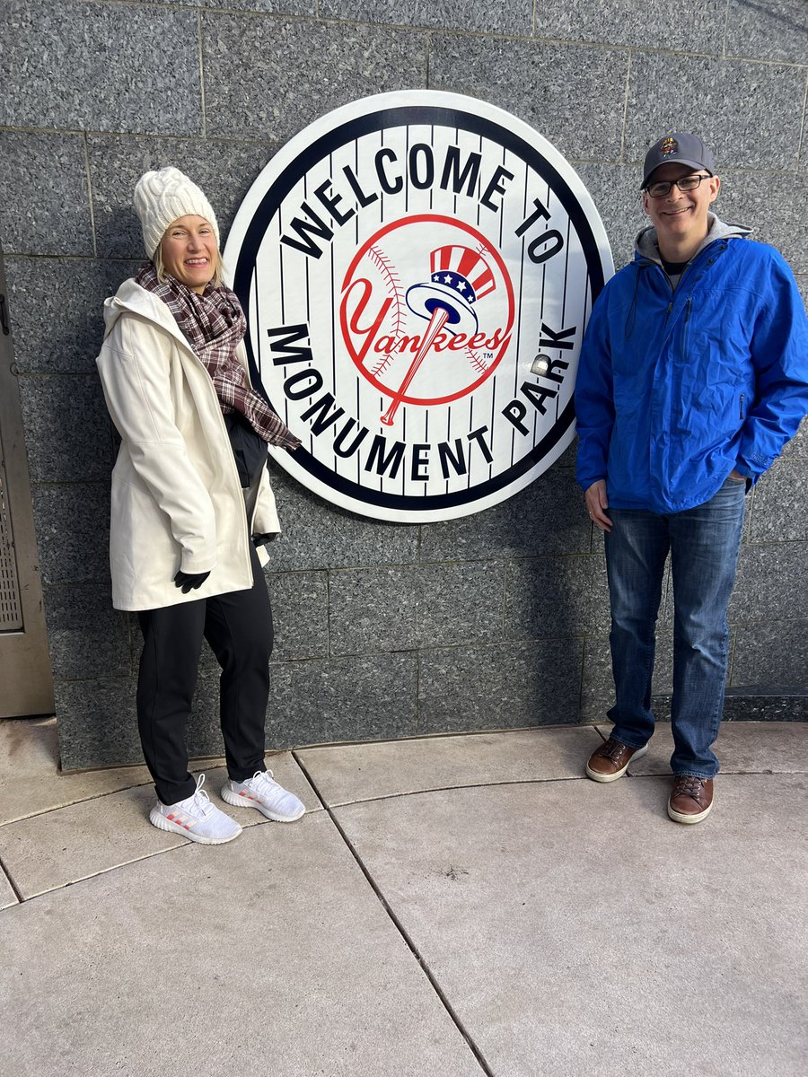 BenLampron's tweet photo. Coming to you live from Yankee Stadium for tonight’s game versus the visiting Cleveland Guardians.  Pro ballpark #165 for me! https://t.co/dSrXRv7Niy
