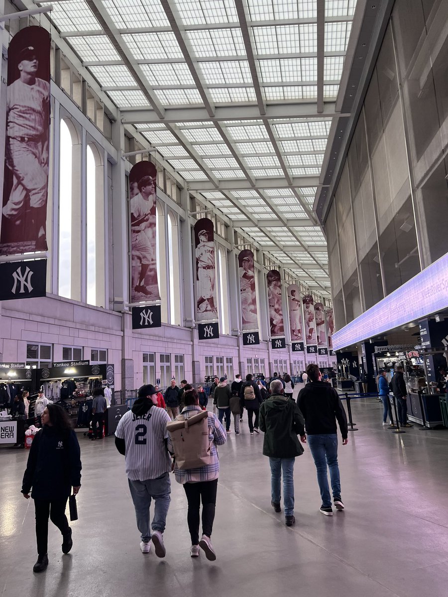 BenLampron's tweet photo. Coming to you live from Yankee Stadium for tonight’s game versus the visiting Cleveland Guardians.  Pro ballpark #165 for me! https://t.co/dSrXRv7Niy