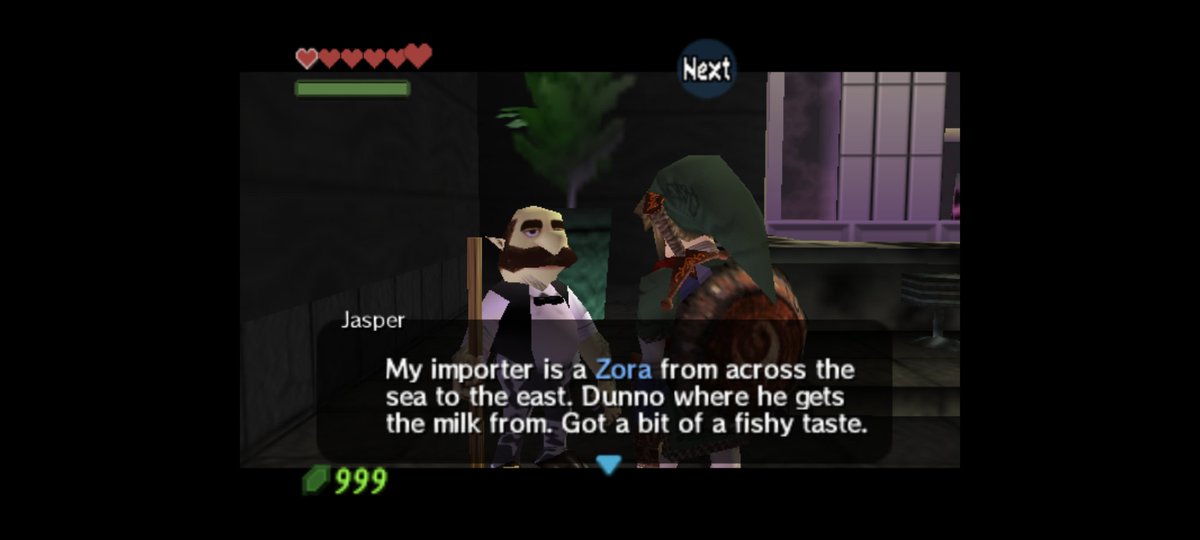 OtakuKing_8's tweet photo. Wait, Milk imported by the Zoras?! 

NNNOOOOOOOOOOO!!!!! 😱 

#MasterOfTime 
#MoT 
#OcarinaOfTime 
#OoT 
#OcarinaOfTimeIndigo 
#Zelda 
#Indigo 
#ZeldaIndigo 
#LegendOfZelda 
#TheLegendOfZelda 
#ZeldaMasterOfTime https://t.co/Bg9VcTWgRo