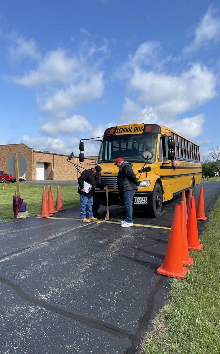 OHEducation's tweet photo. 🚍 48 Ohio school bus drivers are getting ready to showcase their expertise this weekend at the state ROAD-E-O. The top six scoring drivers from the eight regional competitions will compete on Saturday in technical and maneuverability skills-based events. Good luck to all! https://t.co/FtSy7l1DRm