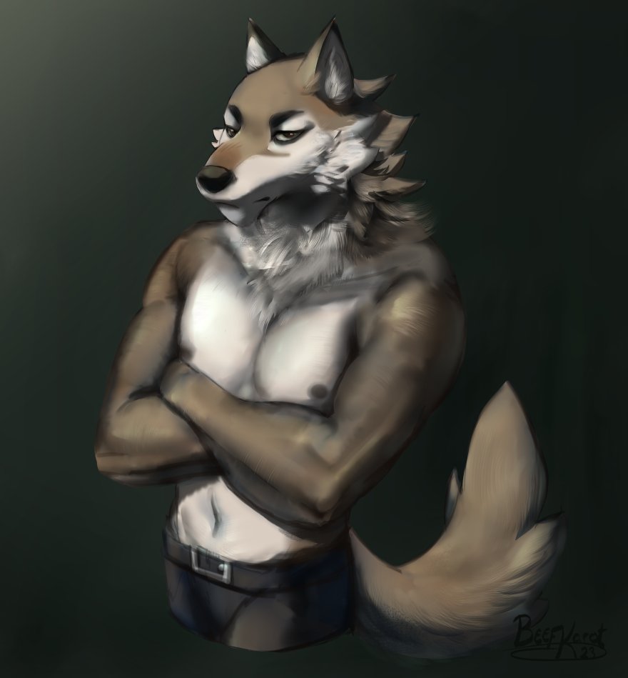 BeefKarot's tweet photo. Rendering experiment! Fur is tough #furryart #furryartist #furryfandom https://t.co/0Xkj57ZU4B