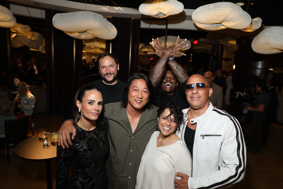 TheFastSaga's tweet photo. Our crew rolls deep. Check out exclusive pics from #CinemaCon2023 and experience #FASTX only in theaters May 19. Get tix: https://t.co/3zrqJt6ctw https://t.co/dnPZgJu0hI