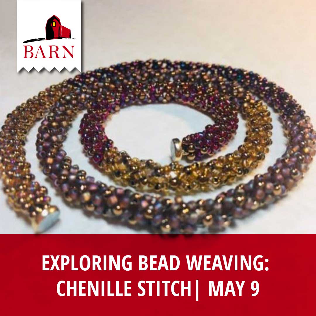 Learn the basics of bead weaving through the beautiful, tubular chenille stitch. No experience needed! Learn more at pulse.ly/6jn4jm7eef

#jewelry #makejewelry #beading #beadingclass #chenillestitch #jewelryclass #handmadejewelry #bainbridgebarn #bainbridgeisland