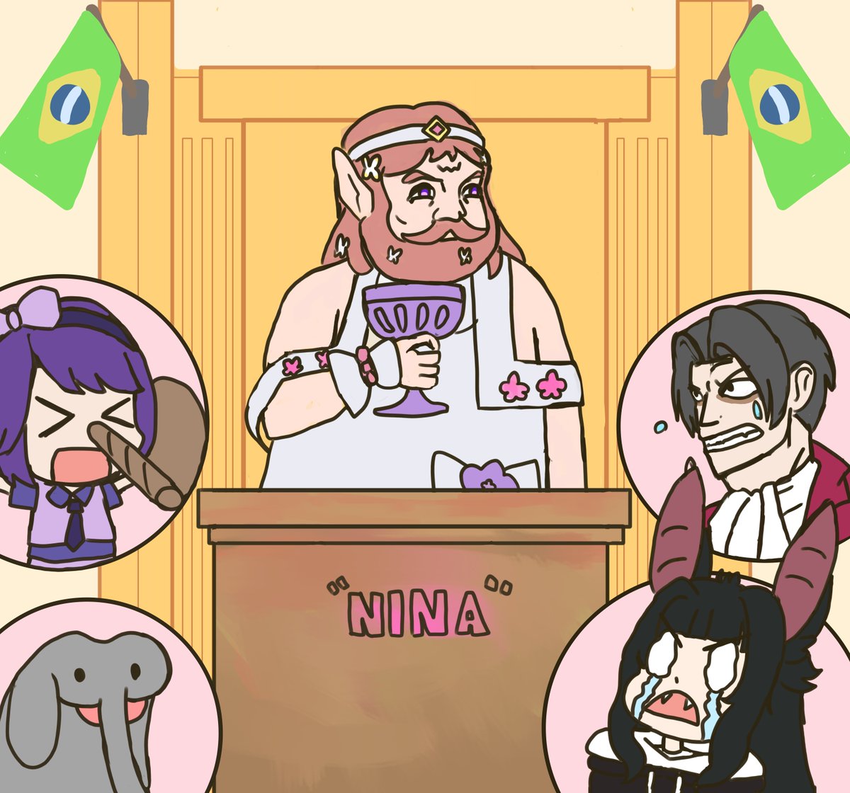 So about what happened last night...
#Art4Nina
#BatAtArt