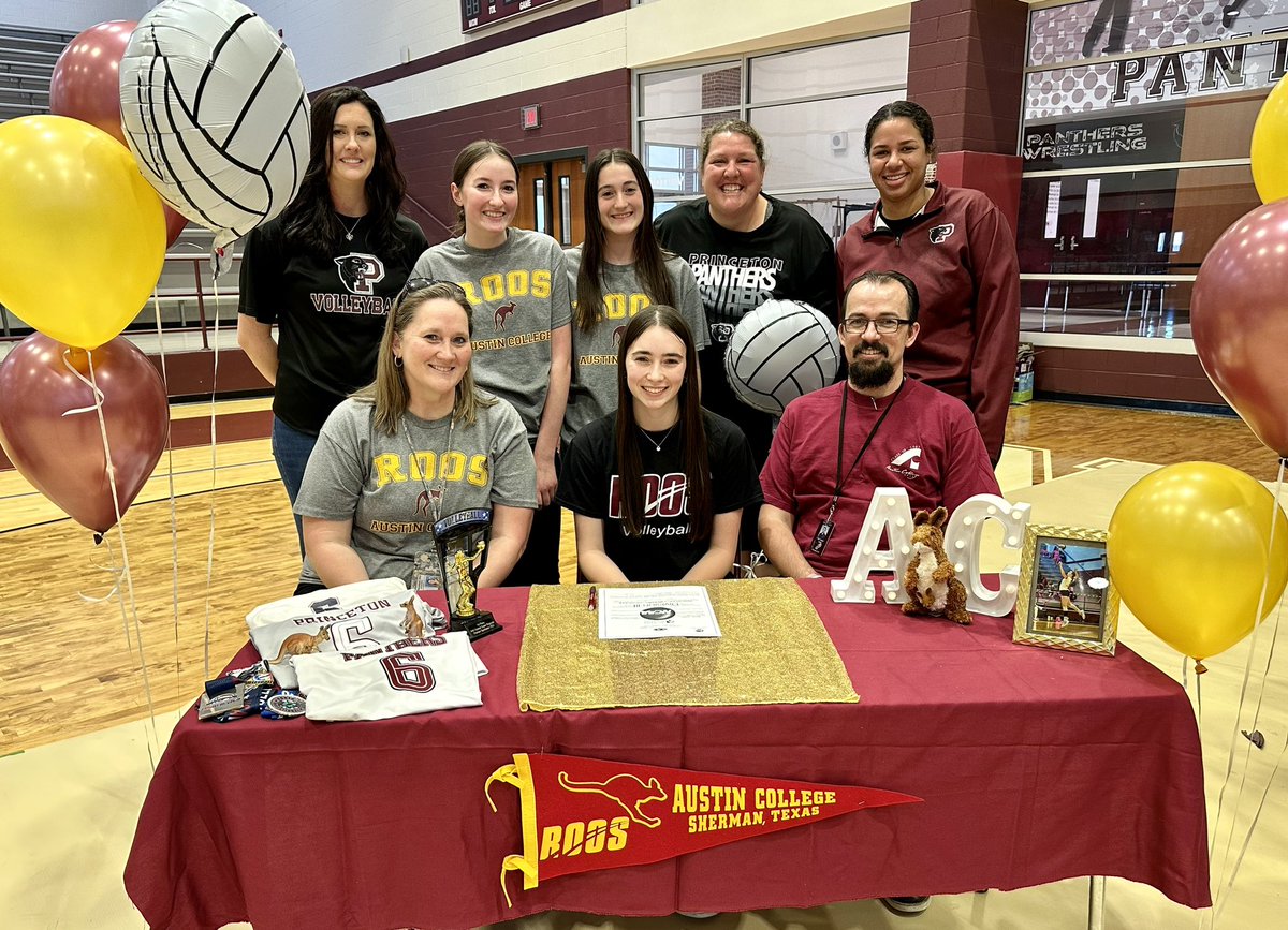 Princeton ISD on Twitter "Rachel Sadler signed her letter of intent to